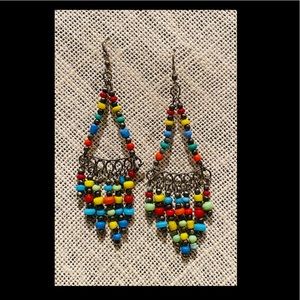 Vintage 90’s Boho Chandelier Earrings